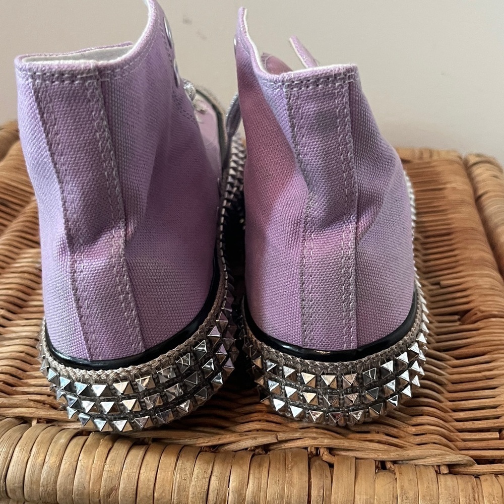 Free People x Nan-Ku Cruise Studded High Top Sneakers Size 9 NIB - Picture 11 of 16